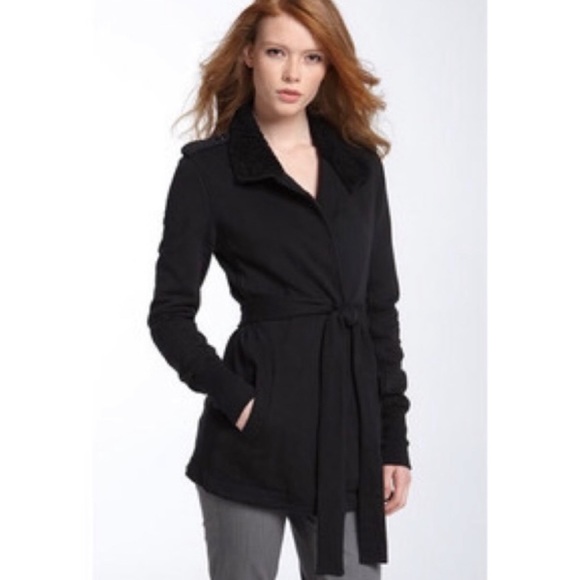James Perse Surplus Wrap Jacket Black Size 1 Small - Picture 14 of 14